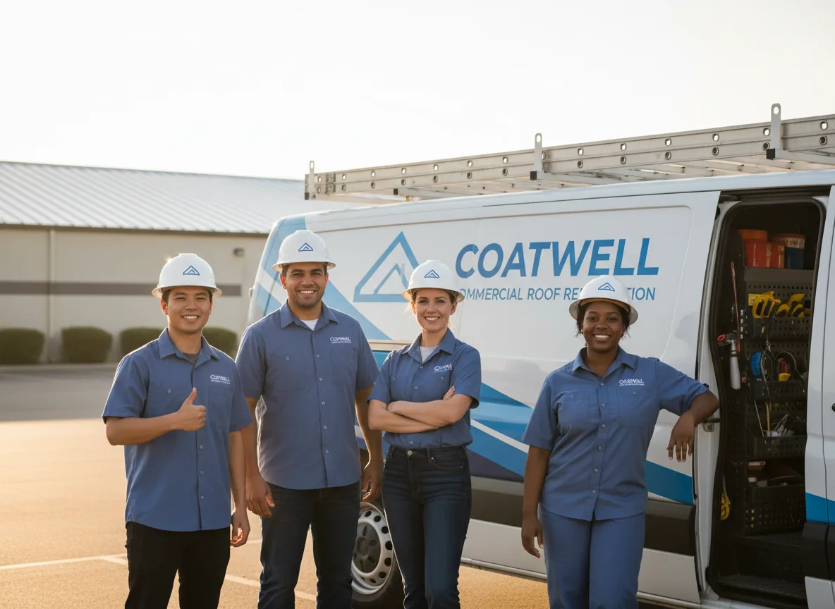Commercial roof coating company in Mastic, NY